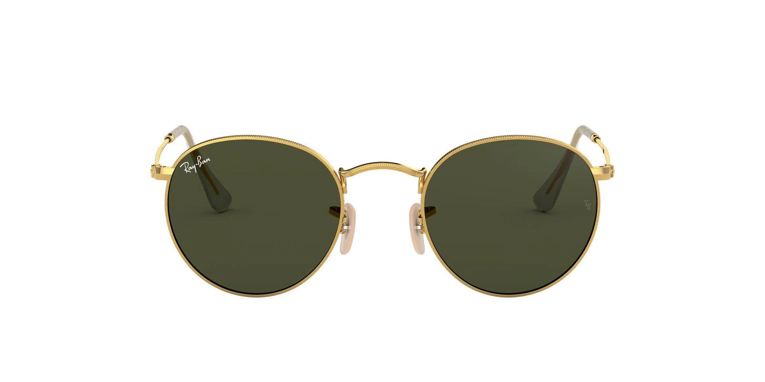 Lentes de Sol Ray Ban RB3447 Round Dorado-Ópticas LUX, Ve Más Allá