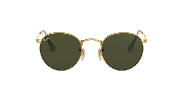 Lentes de Sol Ray Ban RB3447 Round Dorado-Ópticas LUX, Ve Más Allá