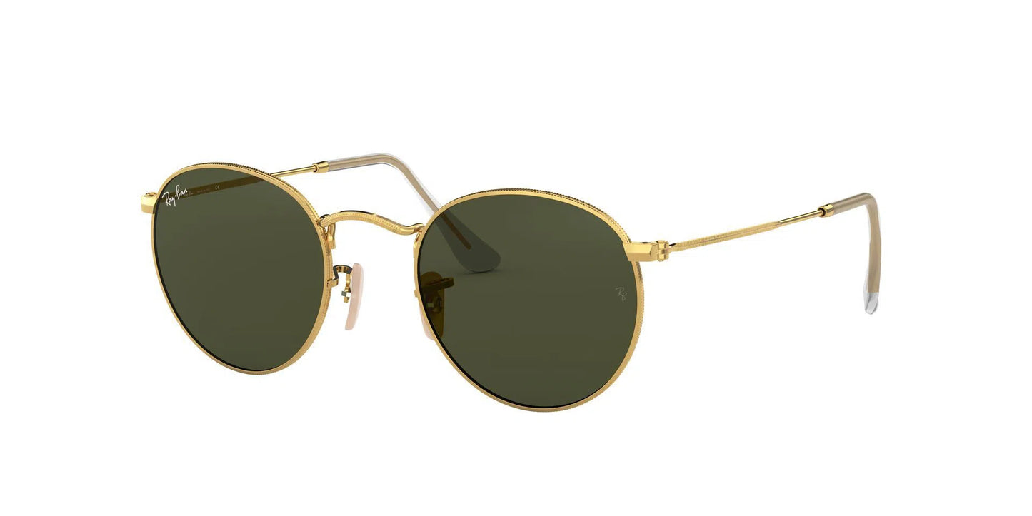 Lentes de Sol Ray Ban RB3447 Round Dorado-Ópticas LUX, Ve Más Allá