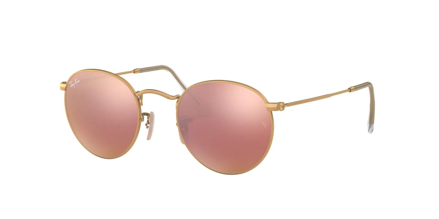 Lentes de Sol Ray Ban RB3447 Round Dorado-Ópticas LUX, Ve Más Allá