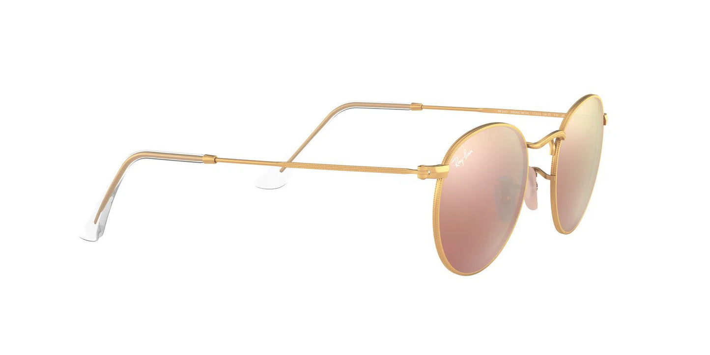 Lentes de Sol Ray Ban RB3447 Round Dorado-Ópticas LUX, Ve Más Allá