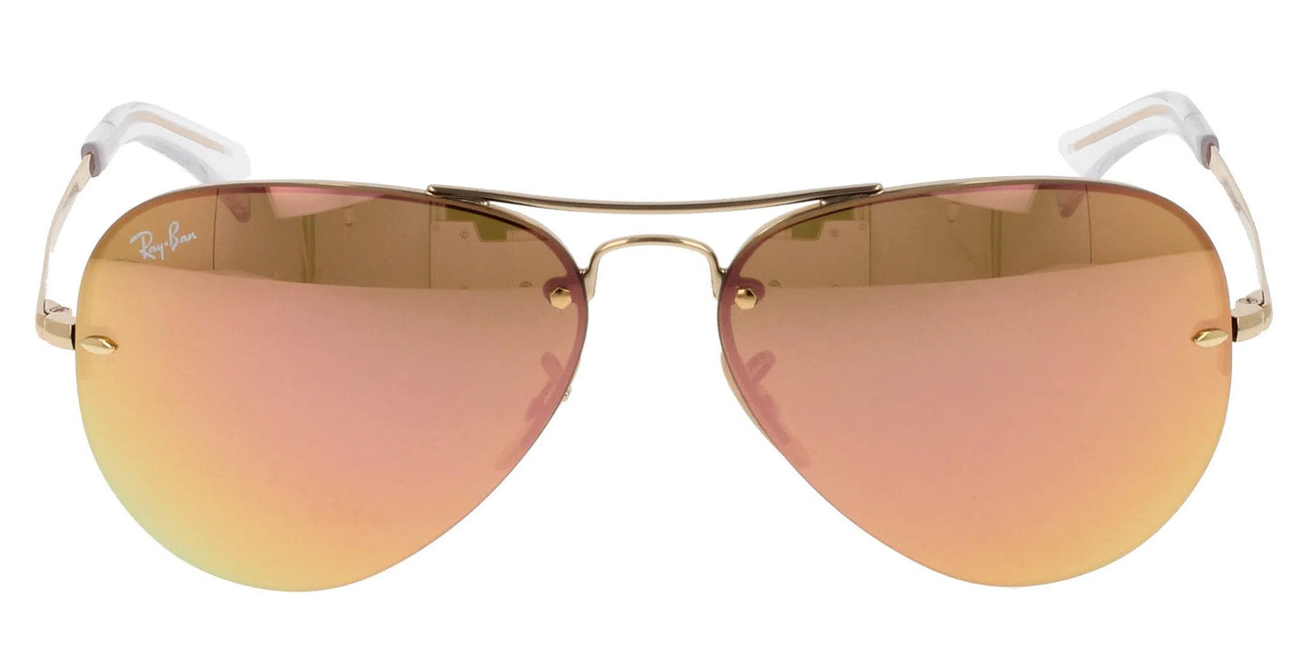 Lentes de Sol Ray Ban RB3449 Dorado-Ópticas LUX, Ve Más Allá