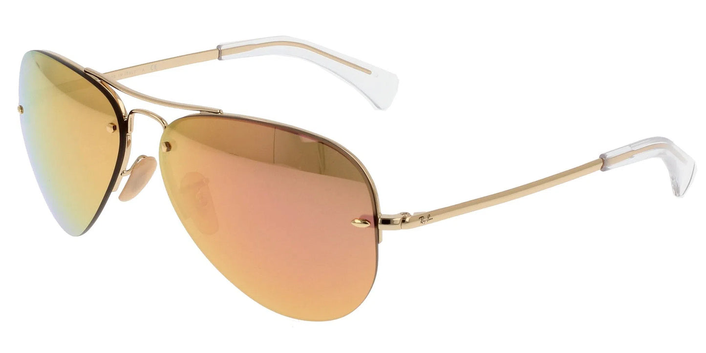 Lentes de Sol Ray Ban RB3449 Dorado-Ópticas LUX, Ve Más Allá