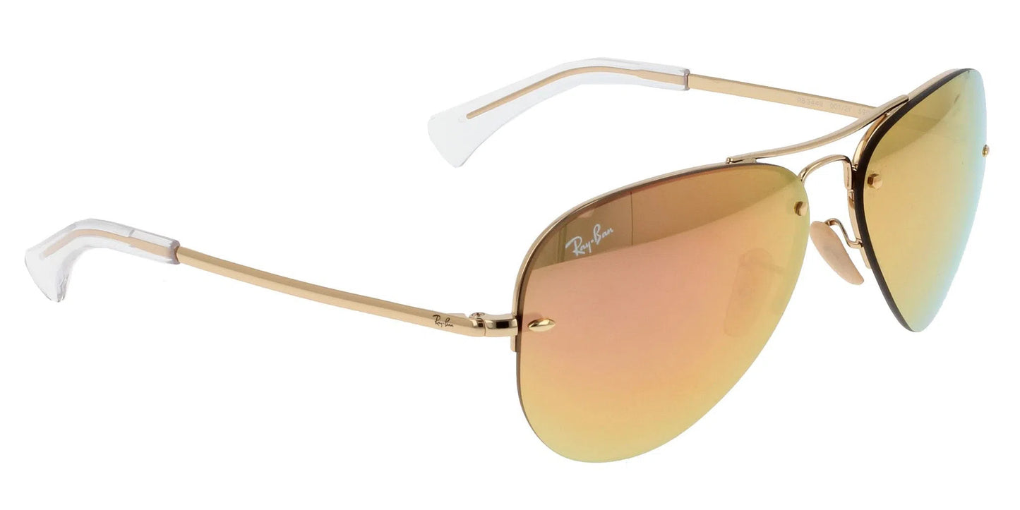 Lentes de Sol Ray Ban RB3449 Dorado-Ópticas LUX, Ve Más Allá