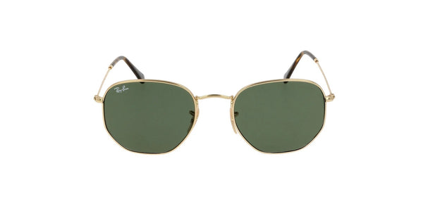 Lentes de Sol Ray Ban RB3548N Hexagonal Dorado-Ópticas LUX, Ve Más Allá