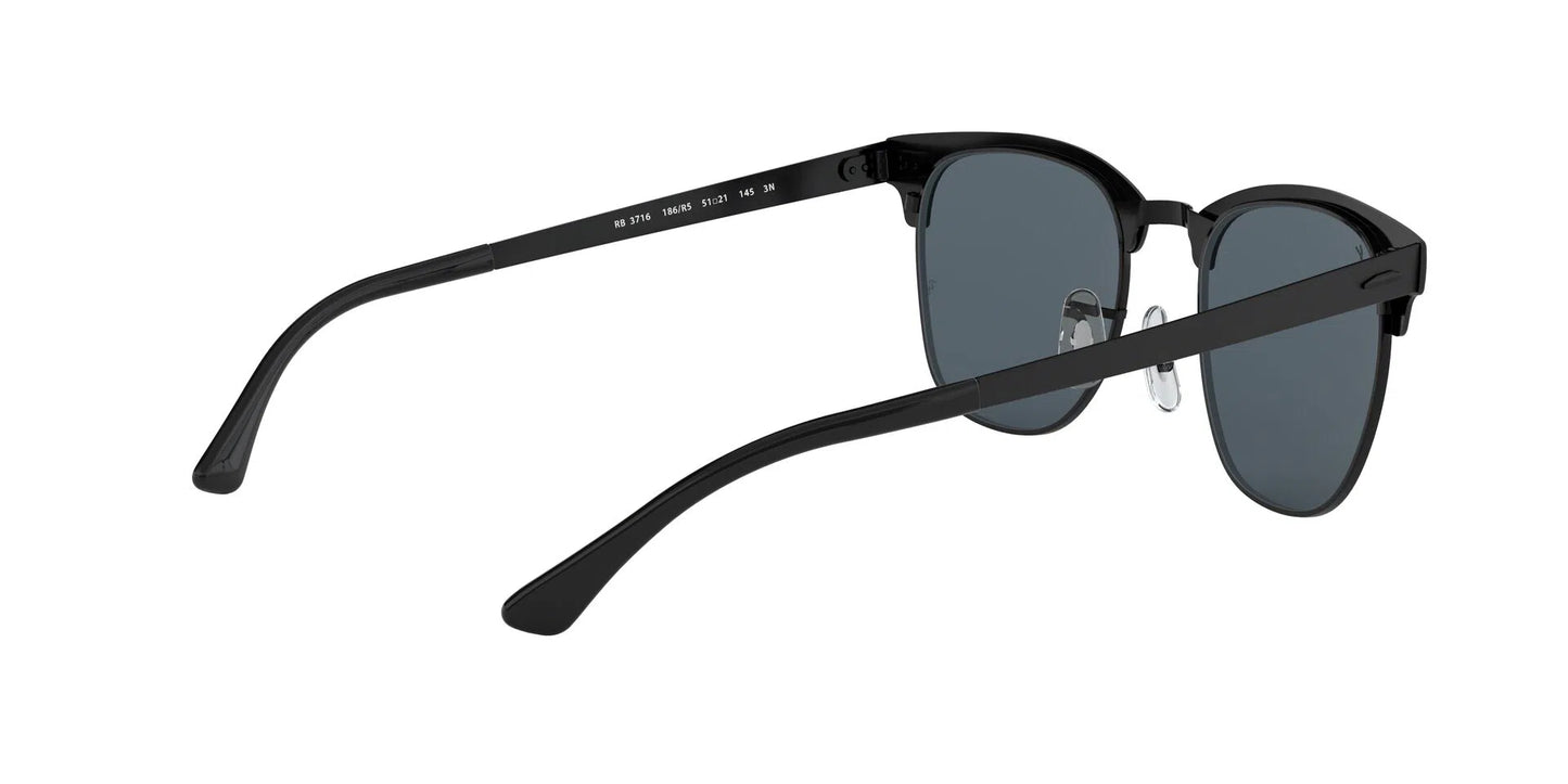 Lentes de Sol Ray Ban RB3716 Clubmaster Negro-Ópticas LUX, Ve Más Allá