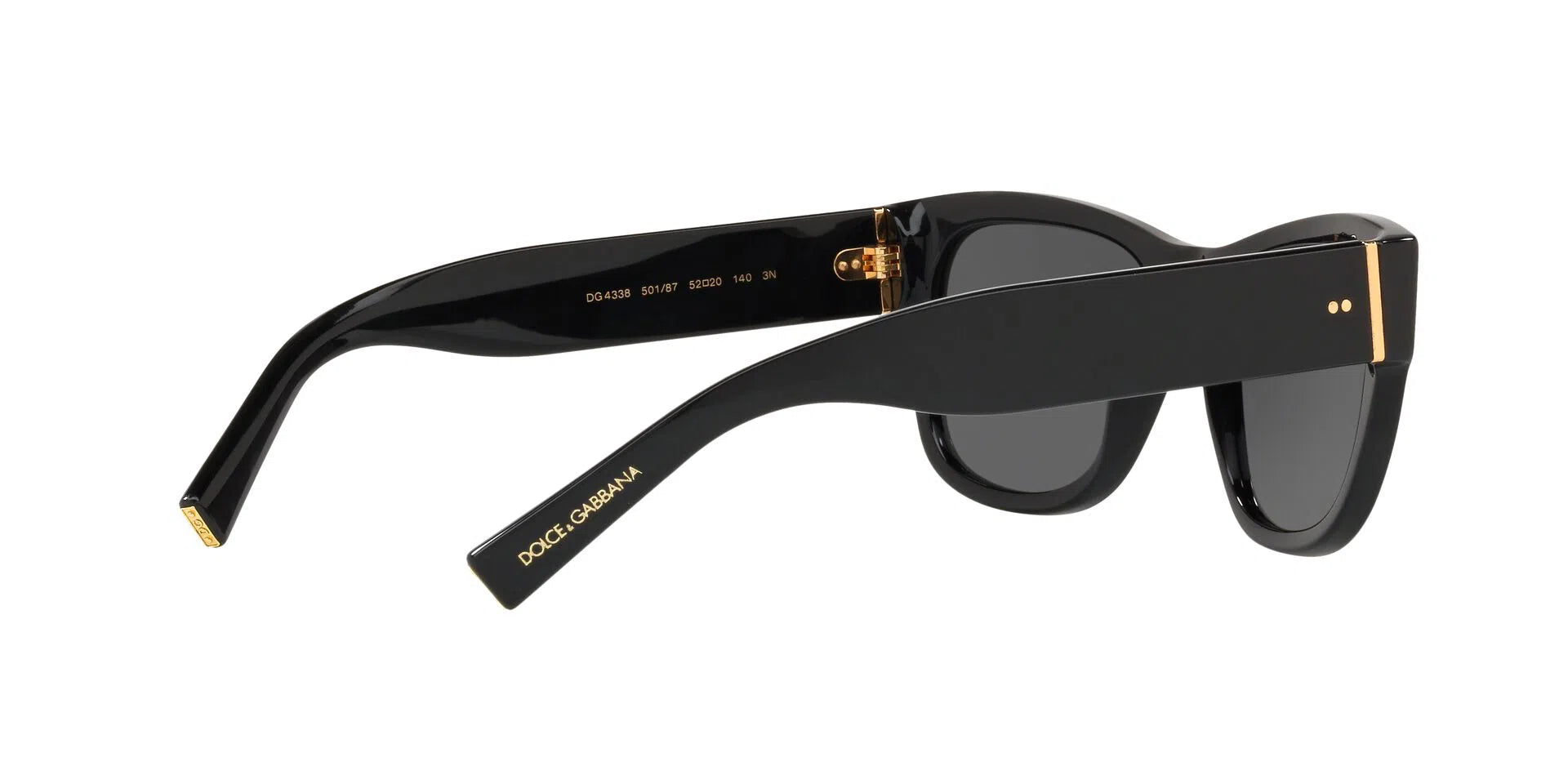 Lentes de Sol Dolce Gabbana DG4338 Negro Opticas LUX Ve Mas Alla