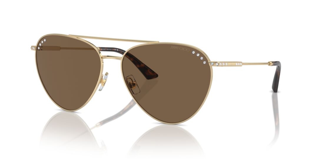 Lentes de Sol Jimmy Choo JC4002B Dorado