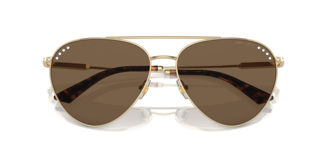 Lentes de Sol Jimmy Choo JC4002B Dorado
