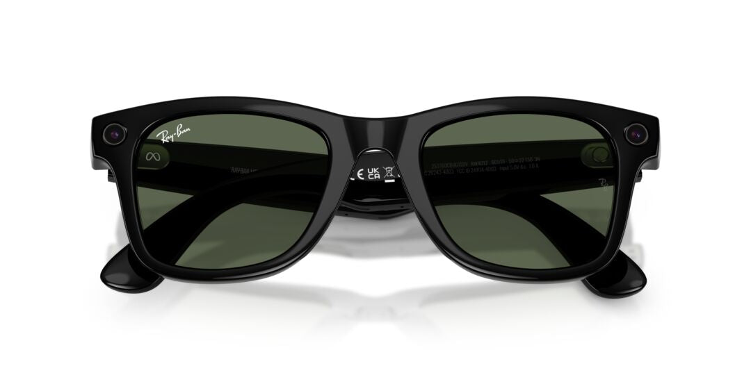 Lente Solar Ray Ban Meta Wayfarer RW4012 Gen. 2 Negro