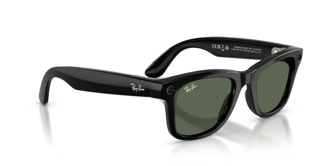 Lente Solar Ray Ban Meta Wayfarer L Gen. 2 Negro