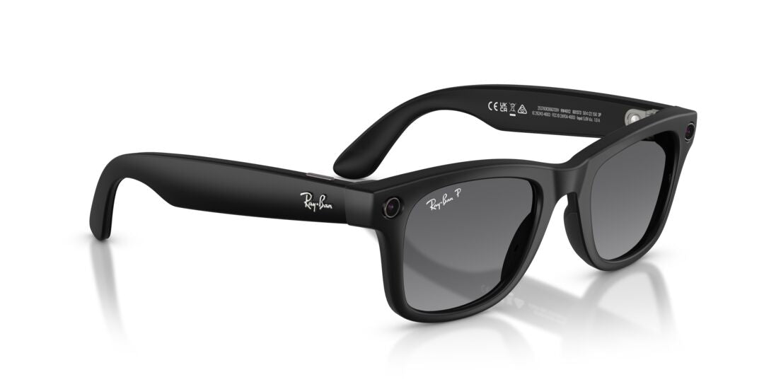 Lente Solar Ray Ban Meta Wayfarer L RW4012 Gen. 2 Negro