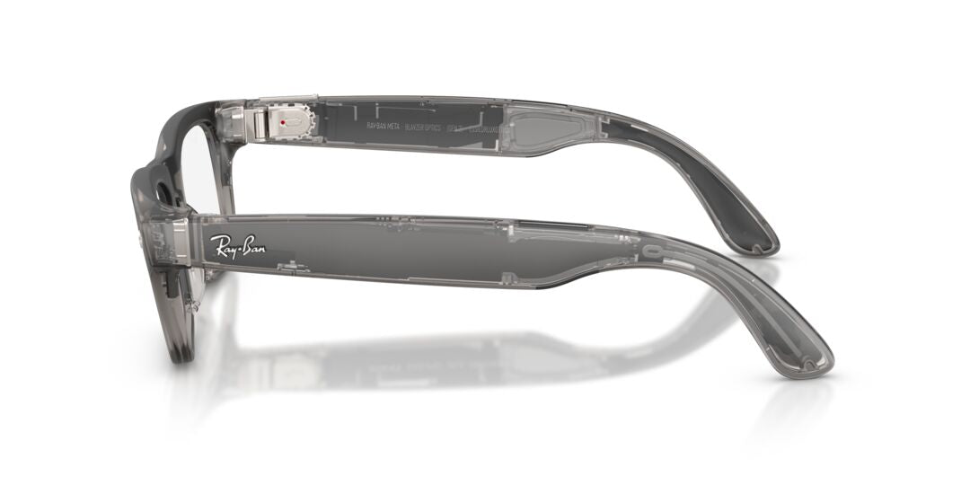 Lente Oftálmico Ray Ban Meta Blayzer Gen. 2 Gris
