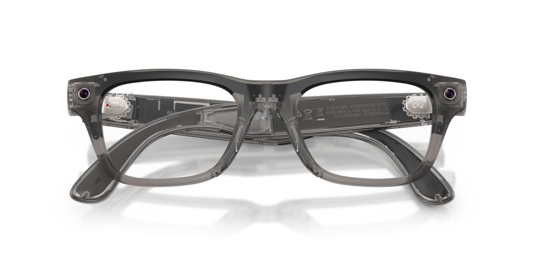Lente Oftálmico Ray Ban Meta Blayzer Gen. 2 Gris
