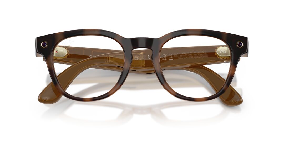 Lente Oftálmico Ray Ban Meta Scriber Gen. 2 Havana