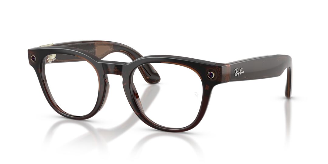 Lente Oftálmico Ray Ban Meta Scriber Gen. 2 Café