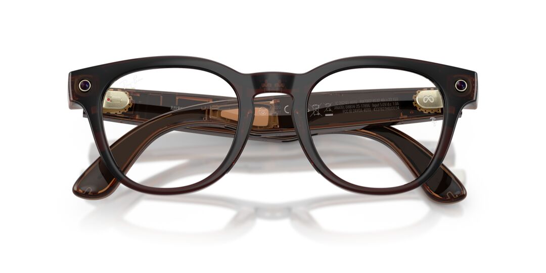 Lente Oftálmico Ray Ban Meta Scriber Gen. 2 Café