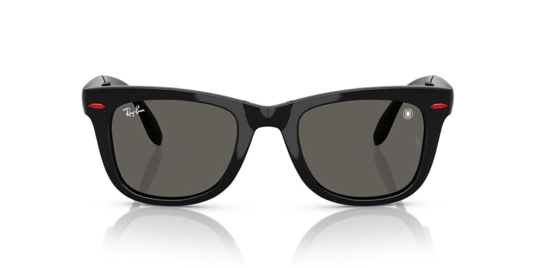 Lentes de Sol Ray Ban RB4105 MARVEL© - Spiderman Wayfarer Folding Negro