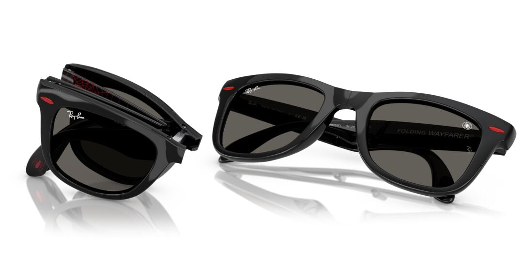 Lentes de Sol Ray Ban RB4105 MARVEL© - Spiderman Wayfarer Folding Negro