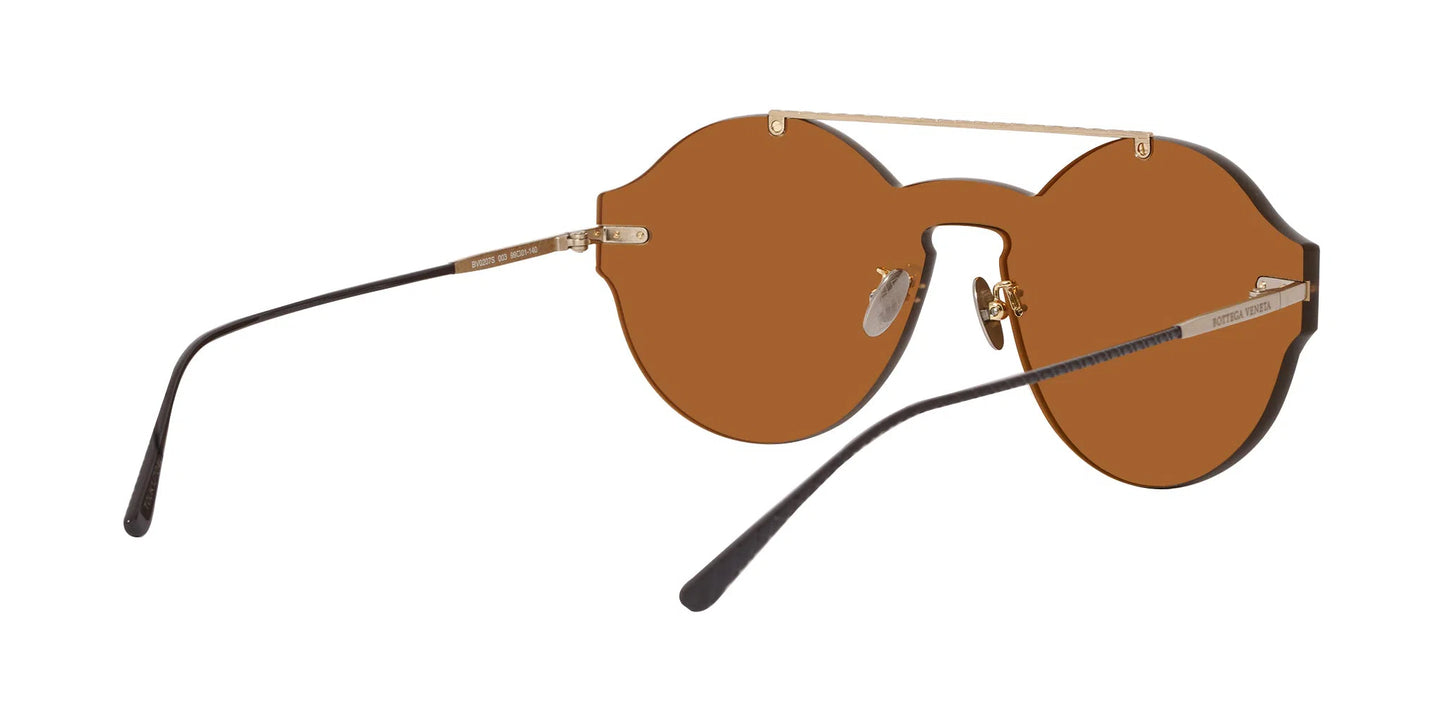 Lentes de Sol Bottega Veneta BV0207S Dorado-Ópticas LUX, Ve Más Allá