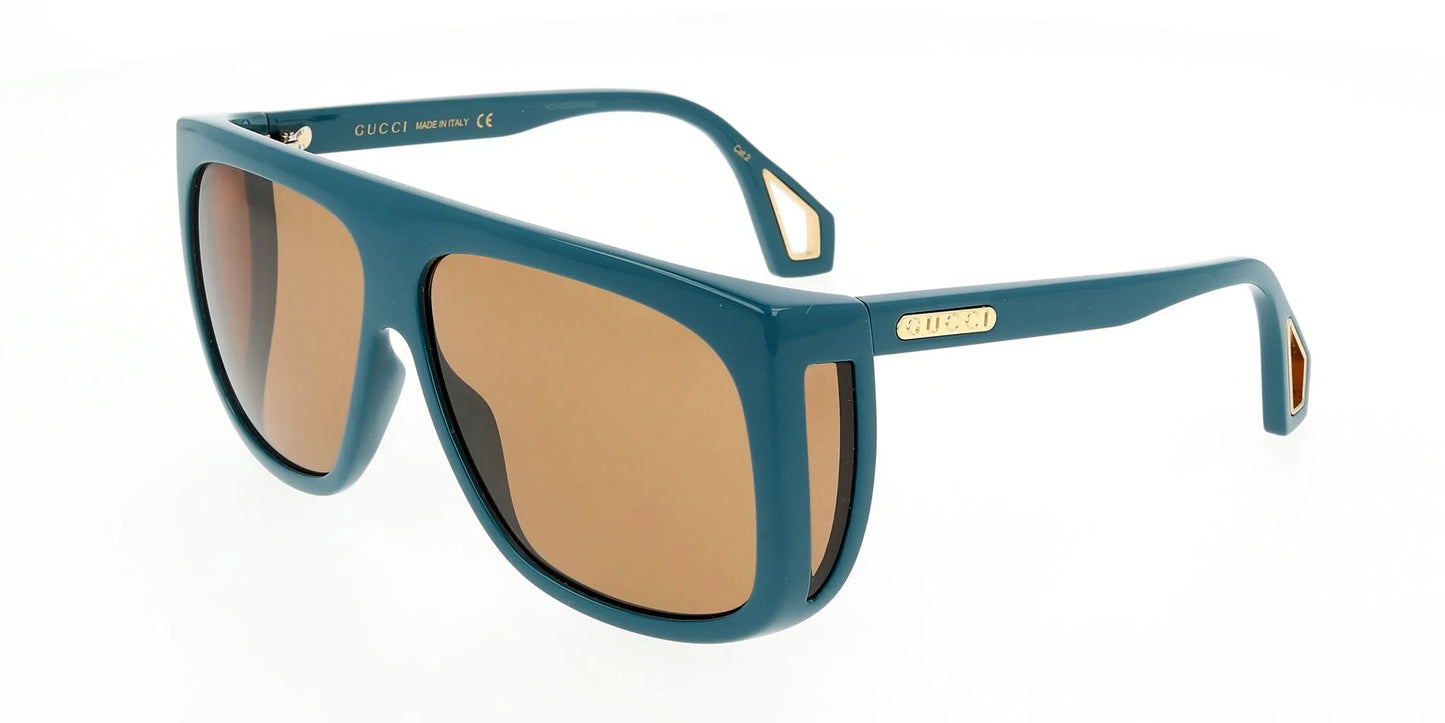 Lentes de Sol Gucci GG0467S Azul-Ópticas LUX, Ve Más Allá