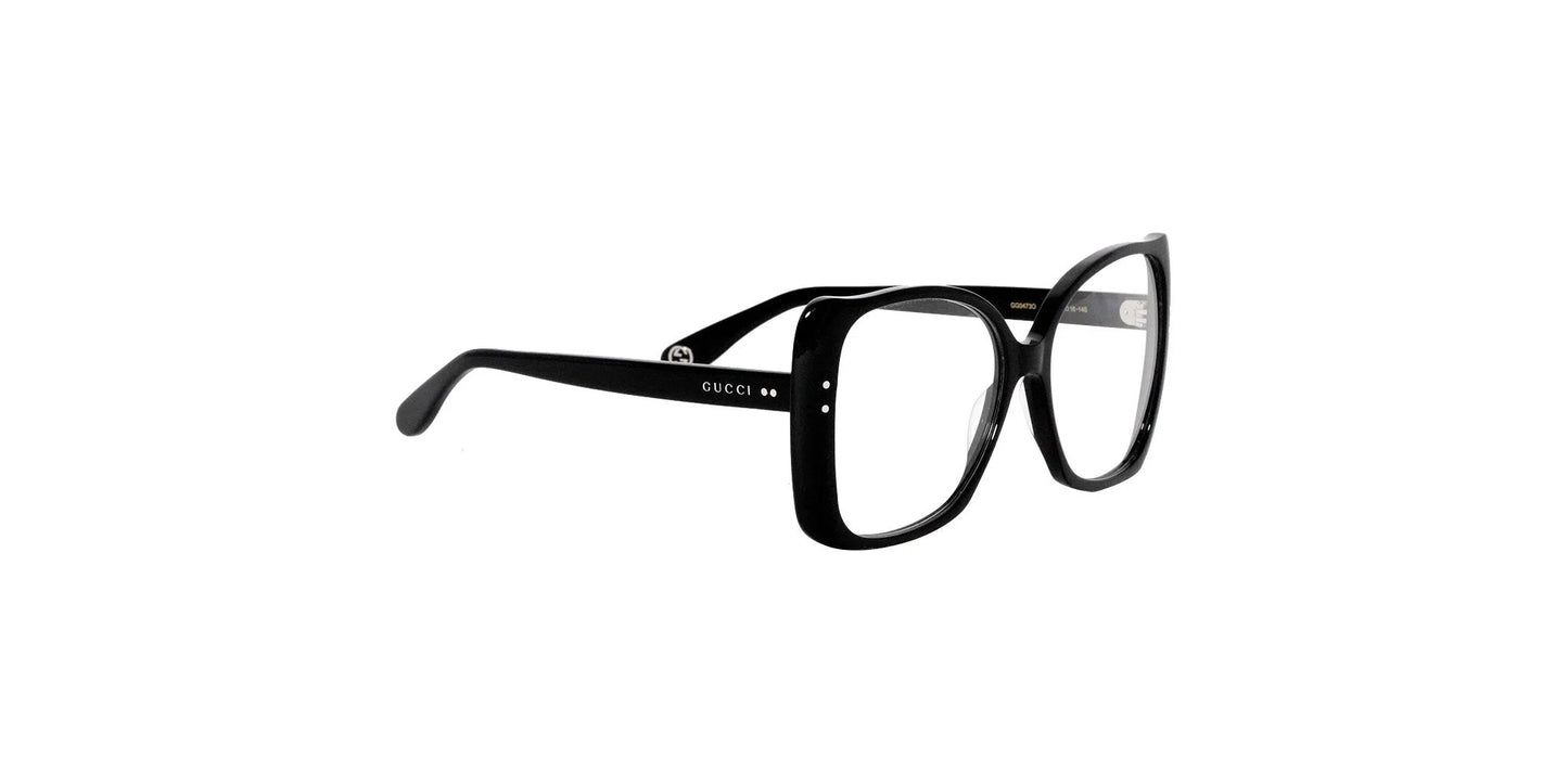 Lente Oftálmico Gucci GG0473O Negro-Ópticas LUX, Ve Más Allá