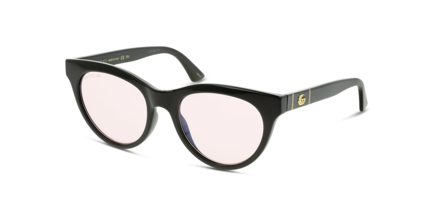 Lente Fotocromático con Protección contra LUZ AZUL Gucci GG0763S Negro-Ópticas LUX, Ve Más Allá