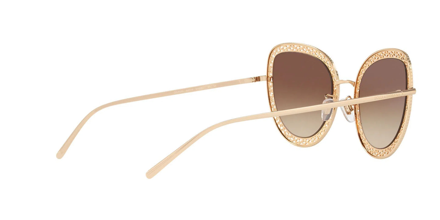 Lentes de Sol Dolce Gabbana DG2226 Dorado-Ópticas LUX, Ve Más Allá