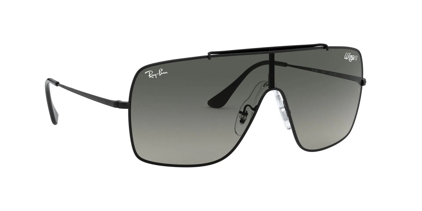 Lentes de Sol Ray Ban RB3697 Wings II Negro-Ópticas LUX, Ve Más Allá