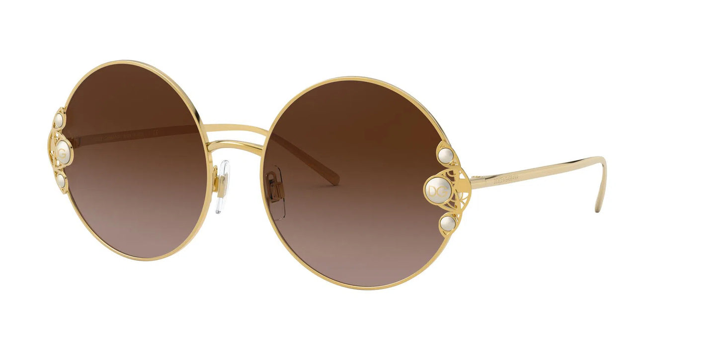 Lentes de Sol Dolce Gabbana DG2252H Dorado-Ópticas LUX, Ve Más Allá