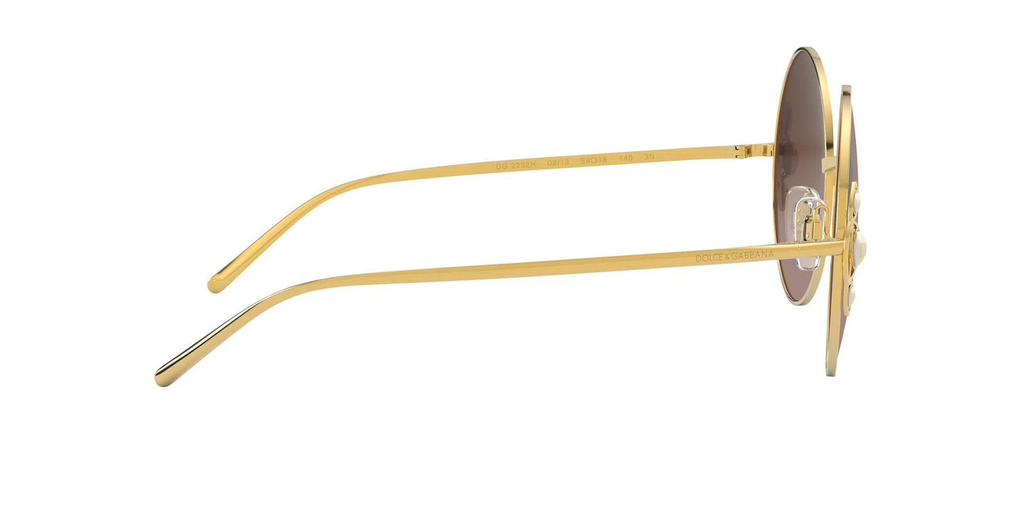 Lentes de Sol Dolce Gabbana DG2252H Dorado-Ópticas LUX, Ve Más Allá