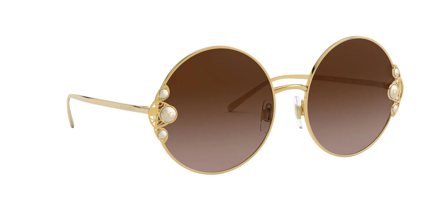 Lentes de Sol Dolce Gabbana DG2252H Dorado-Ópticas LUX, Ve Más Allá