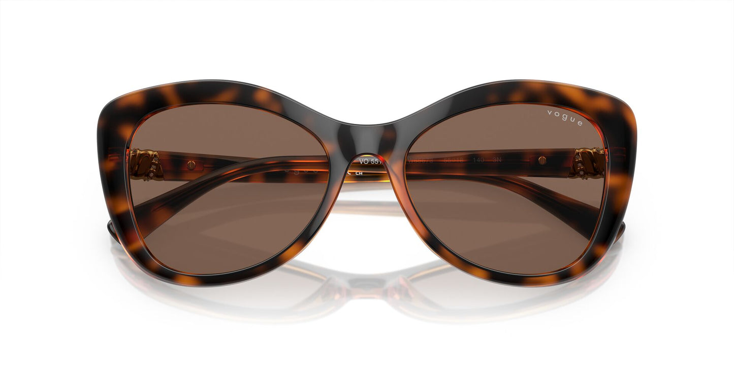 Lente Solar Vogue Eyewear Eyewear VO5515SB Havana