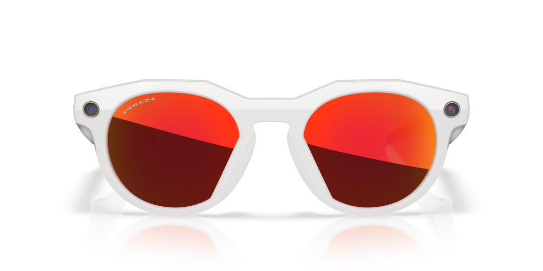 Lente Solar Oakley Meta HSTN Prizm™ Blanco