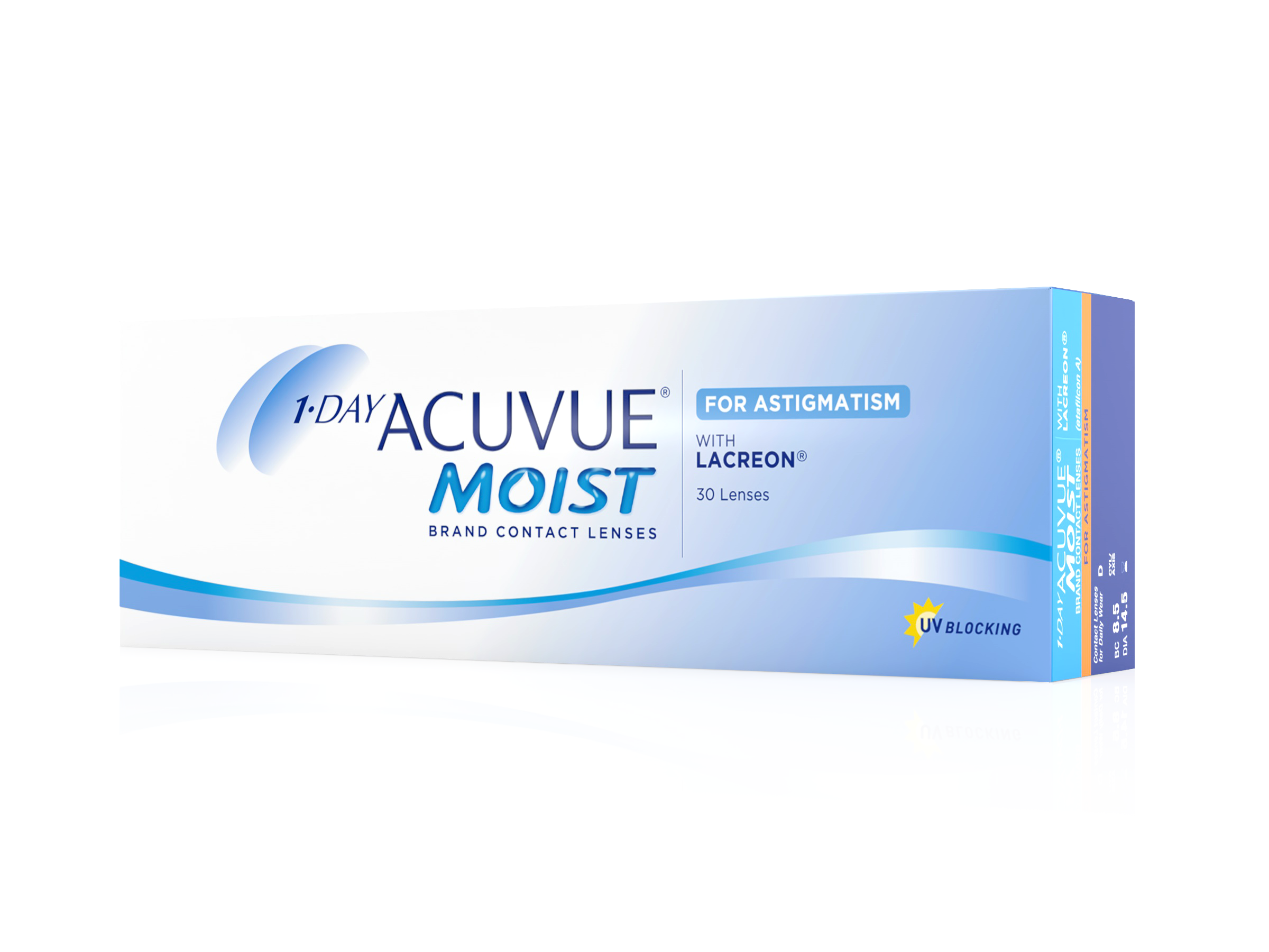 Lentes de Contacto 1 Day Acuvue Moist para Astigmatismo Opticas LUX Ve Mas Alla