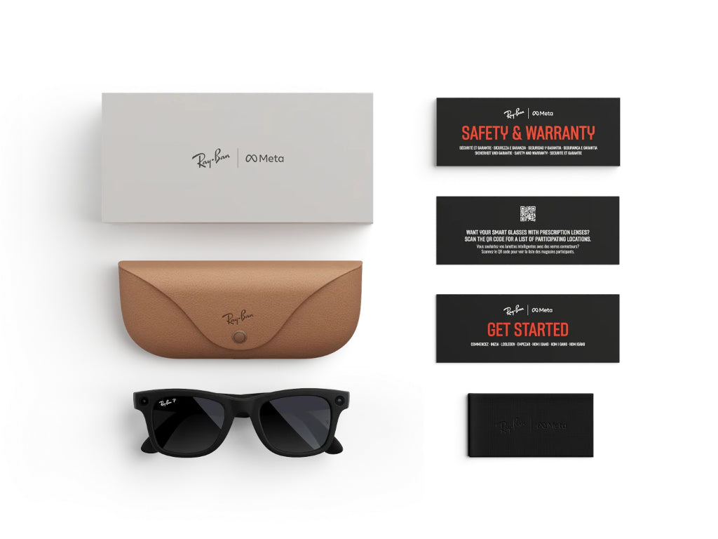 Lente Solar Ray Ban Meta Wayfarer L RW4012 Gen. 2 Negro