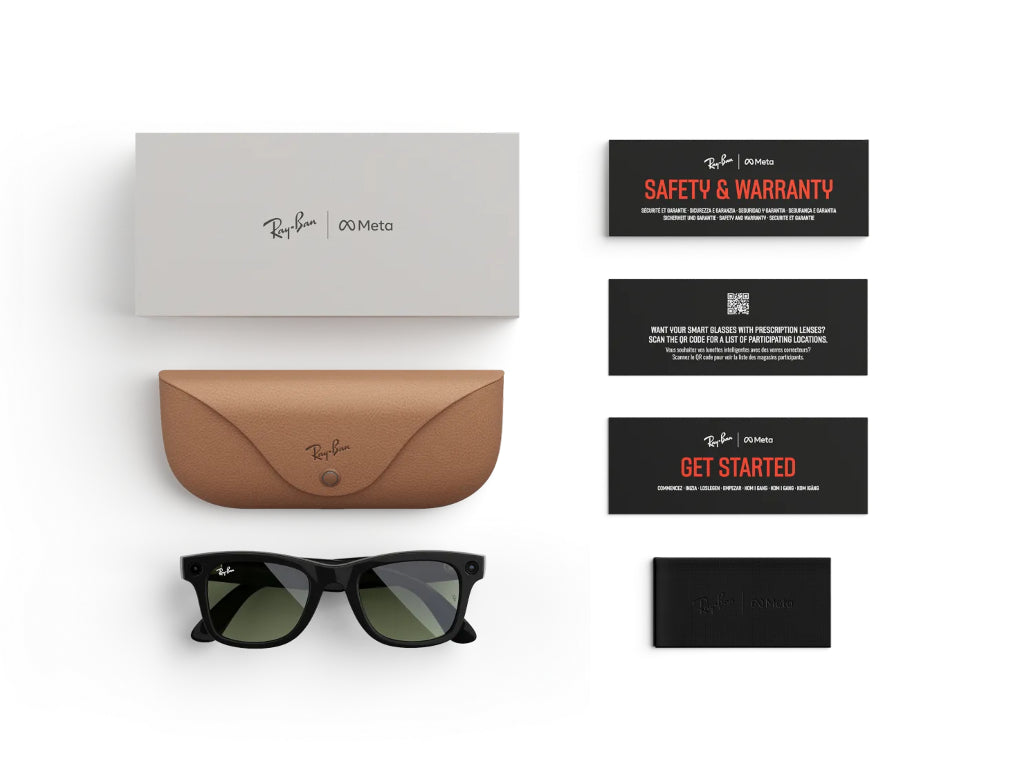Lente Solar Ray Ban Meta Wayfarer RW4012 Gen. 2 Negro