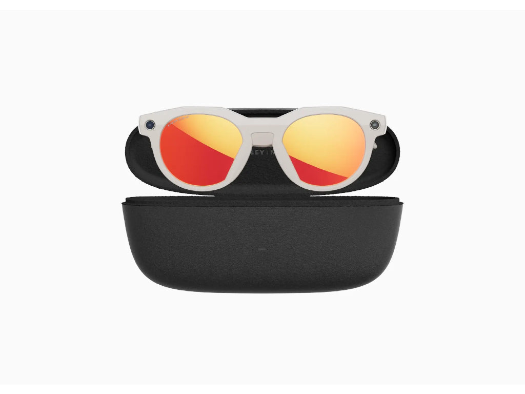 Lente Solar Oakley Meta HSTN Prizm™ Blanco