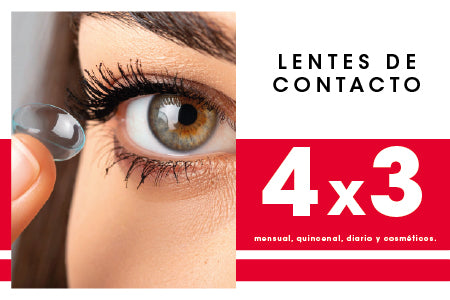 4x3 en Lentes de contacto
