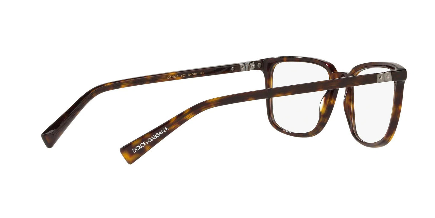 Lente Oftálmico Dolce Gabbana DG3304 Havana-Ópticas LUX, Ve Más Allá