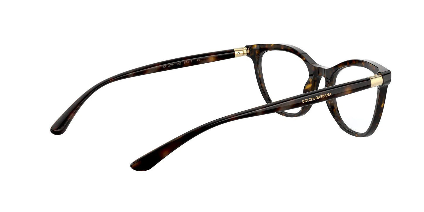 Lente Oftálmico Dolce Gabbana DG3324 Havana-Ópticas LUX, Ve Más Allá