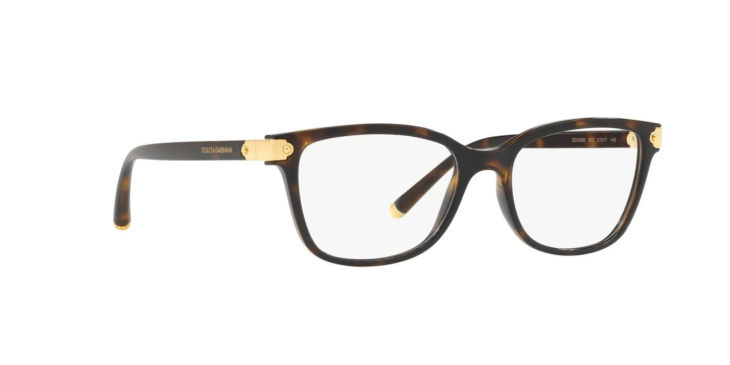 Lente Oftálmico Dolce Gabbana DG5036 Havana-Ópticas LUX, Ve Más Allá