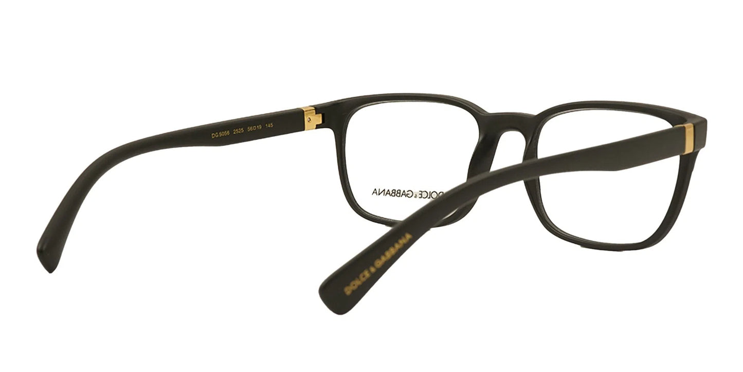 Lente Oftálmico Dolce Gabbana DG5056 Negro-Ópticas LUX, Ve Más Allá