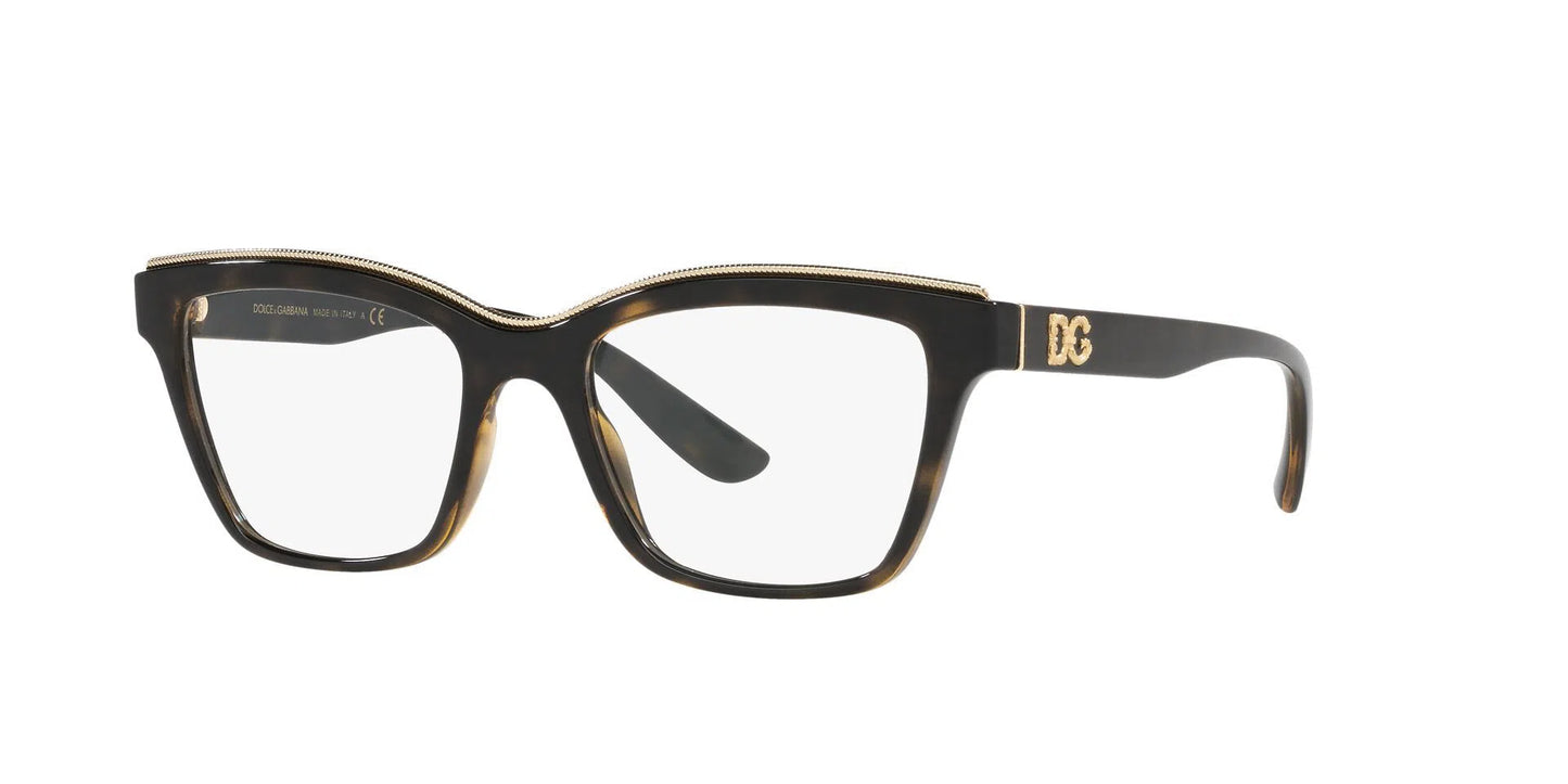 Lente Oftálmico Dolce Gabbana DG5064 Havana-Ópticas LUX, Ve Más Allá