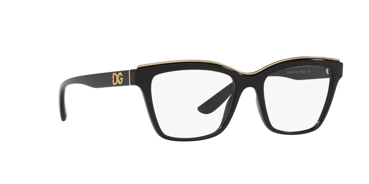 Lente Oftálmico Dolce Gabbana DG5064 Negro-Ópticas LUX, Ve Más Allá