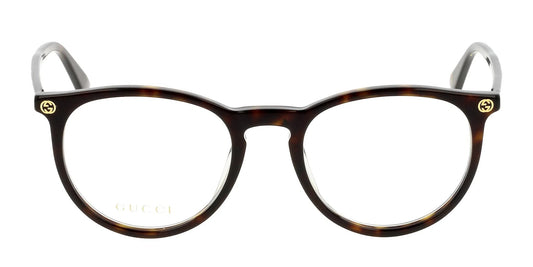 Lente Oftálmico Gucci GG0027O Havana-Ópticas LUX, Ve Más Allá