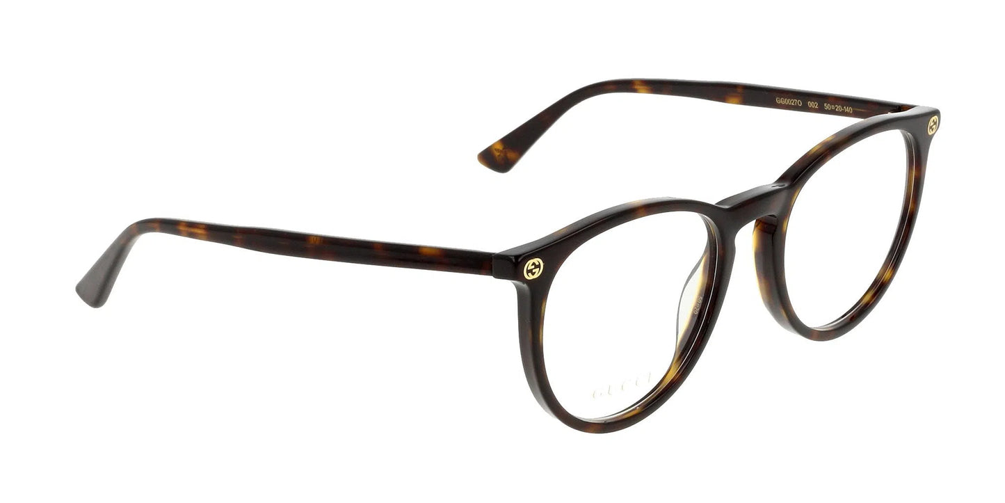 Lente Oftálmico Gucci GG0027O Havana-Ópticas LUX, Ve Más Allá