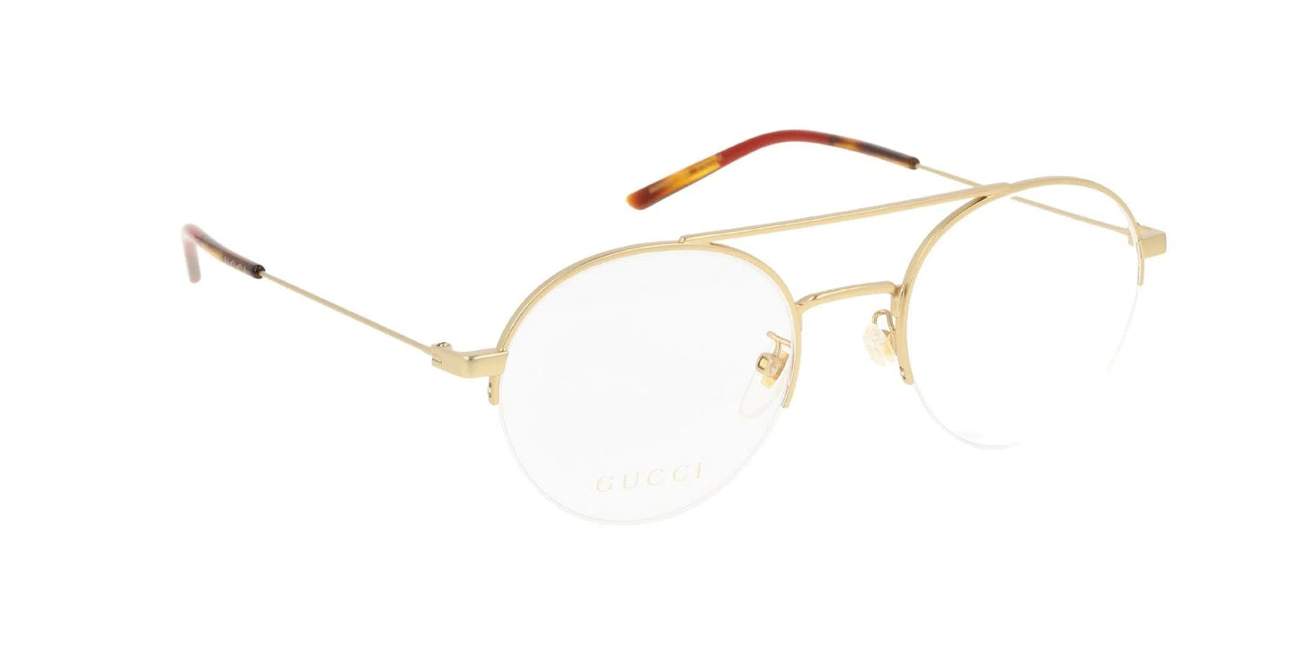 Lente Oftálmico Gucci GG0682O Dorado-Ópticas LUX, Ve Más Allá