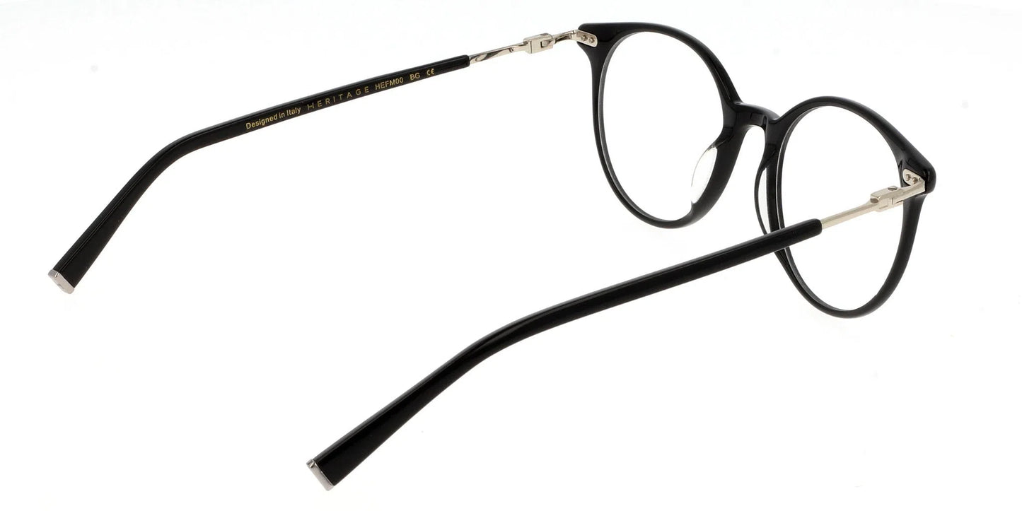 Lente Oftálmico Heritage HEFM00 Negro-Ópticas LUX, Ve Más Allá