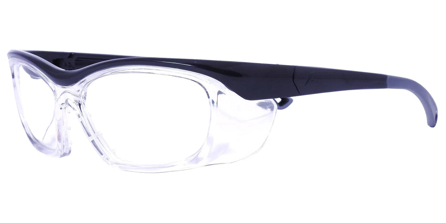 Lente Oftálmico Lentes De Seguridad ONGUARD 220FS Negro-Ópticas LUX, Ve Más Allá